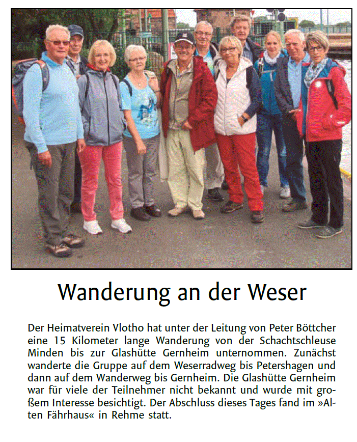 Wanderung an der Weser