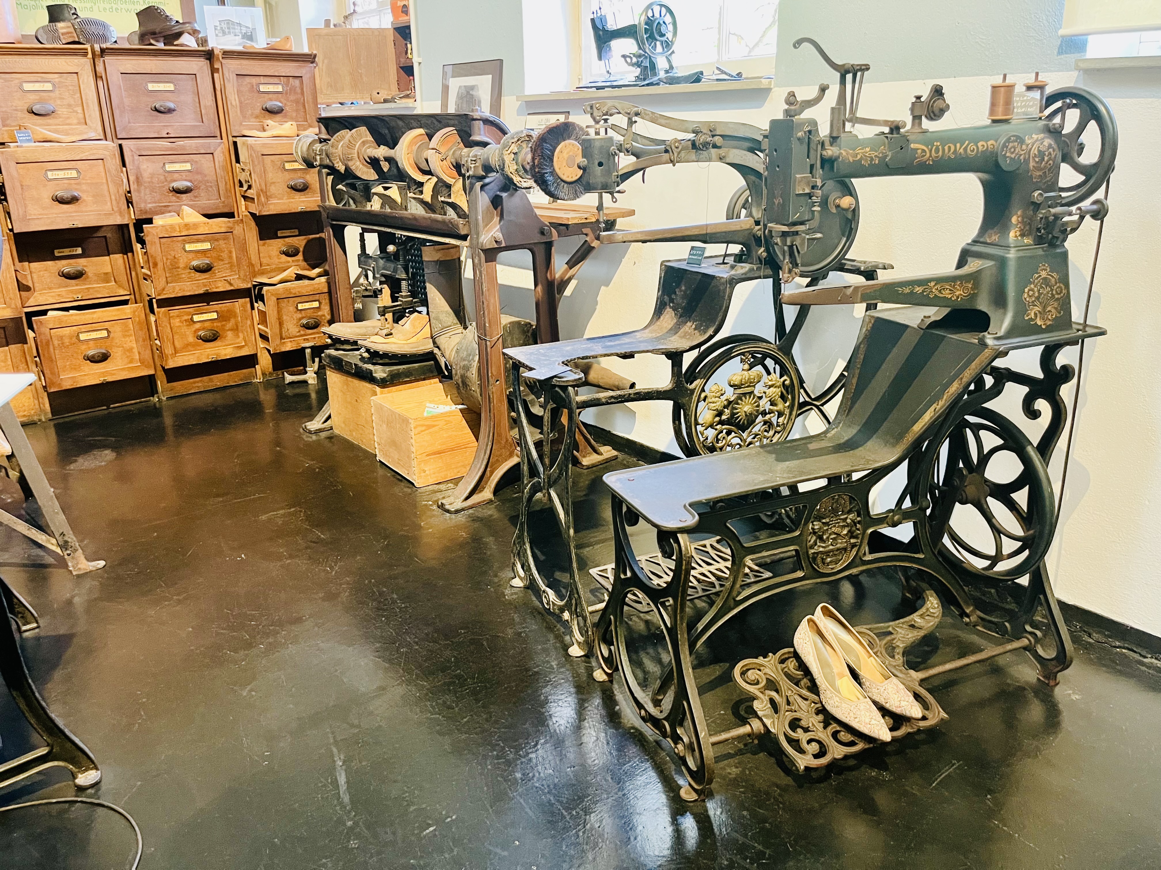Foto: Historische Schuhmacherwerkstatt